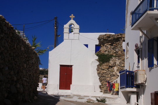 petite chapelle à Mykonos