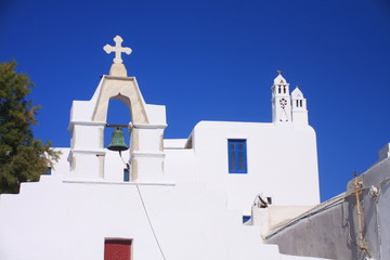 une église à Mykonos