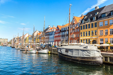 Nyhavn district  in Copenhagen