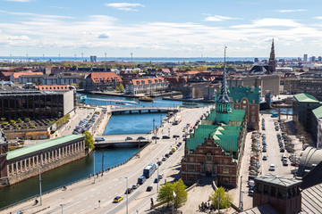 Obraz premium Aerial view of Copenhagen
