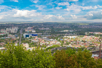 Fototapeta na wymiar Aerial view of Lviv