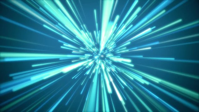 Entering blue spacewarp