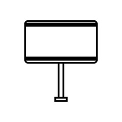 warning traffic sign icon over white background. vector illustration