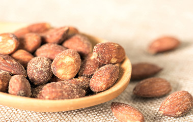 Almond in a bowl