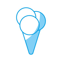 ice cream icon over white background. vector illustration