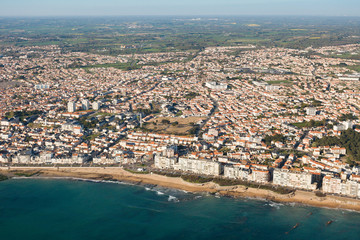 Les Sables-d'Olonne vue du ciel