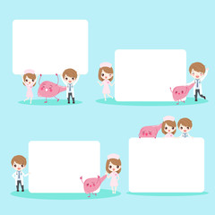 cartoon doctors with liver