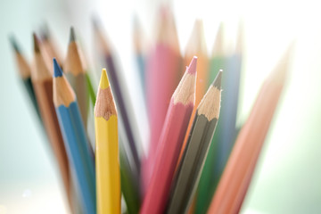 cmyk pencils