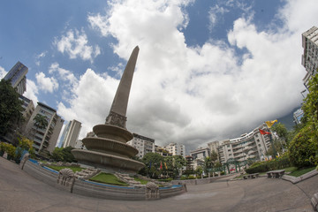 Fototapeta premium Plaza Francia or Altamira square ,Altamira,Caracas,Venezuela