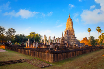 Wat Phra Si Rattana Mahathat - Chaliang at Si Satchanalai Historical Park, a UNESCO World Heritage Site, Thailand