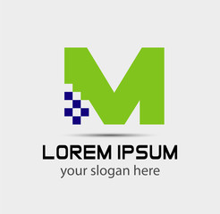 Letter M logo
