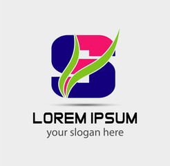 Letter S logo. Business logo vector illustration
