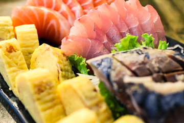 Japanese food sashimi