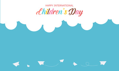 Design banner for childrens day