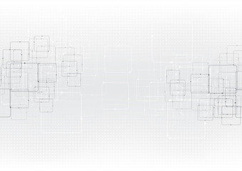vector background abstract technology communication data Science
