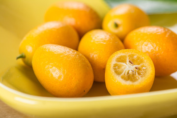 Kumquat, tropical citrus fruit