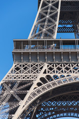 Paris, Eiffel tower, detail