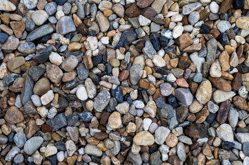 Natural pebble stone background