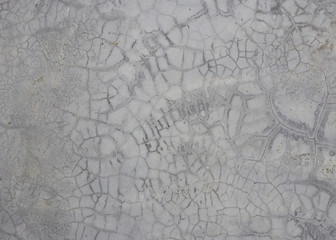 Old gray wall Broke Concrete