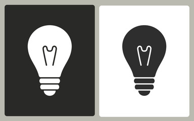 Lamp - vector icon.