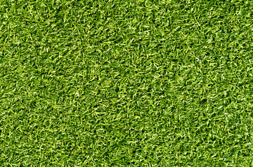 Green color decorative grass loan for sport and leisure.