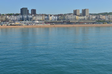 Obraz premium Brighton beach from the Pier.