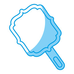hand mirror icon over white background. vector illustration