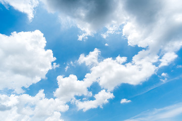Obraz premium clear blue sky background,clouds with background,dark storm clouds