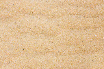 Lines in the sand of a beach, close up