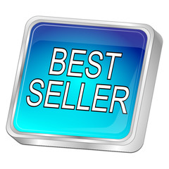 Bestseller button - 3D illustration