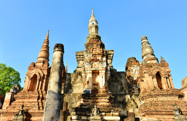 Wat Mahathat in Sukhothai Historical Park,Thailand