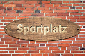 Schild 240 - Sportplatz