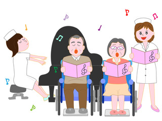 病院でのコンサート