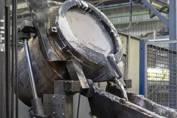 Cuba de aluminio fundido