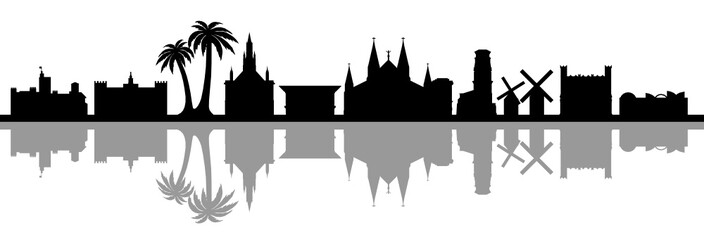 Skyline Palme de Mallorca © SimpLine