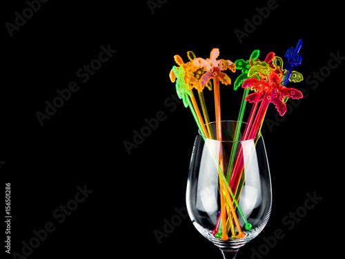 "Party decoration with black background" Stock photo and royalty-free images on Fotolia.com