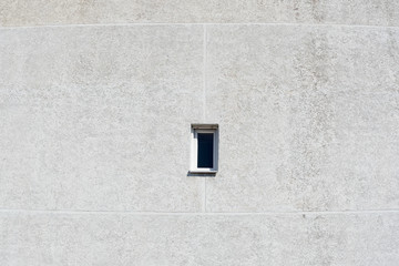 Window in wall.