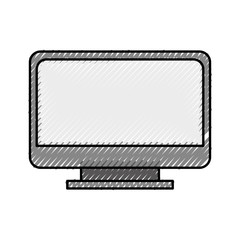 monitor computer isolated icon vector illustration design