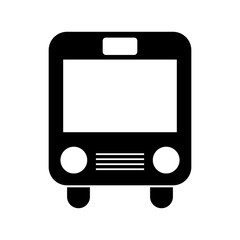 bus transport isolated icon vector illustration design