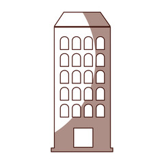 exterior building drawing icon vector illustration design