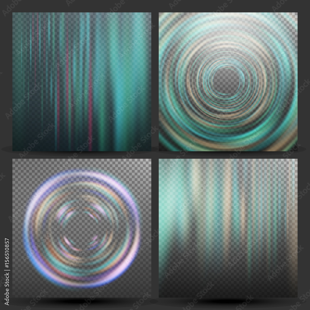 Poster glow light effect. beam rays vector. sunlight special lens flare light effect. isolated on transpare