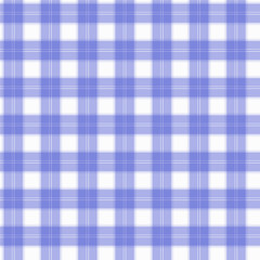 Fabric in white and blue fiber seamless pattern tartan. EPS10
