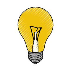 light bulb isolated icon vector illustration design