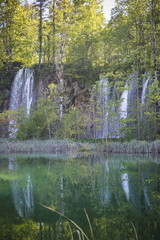 waterfall at  
