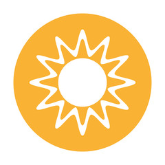 sun summer isolated icon vector illustration design