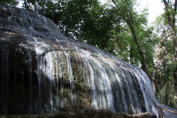 Waterfall Monasterio de piedra in Spain