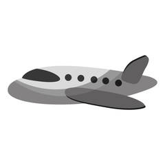 airplane flying isolated icon vector illustration design