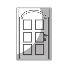 modern house door icon vector illustration design