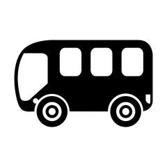 bus van isolated icon vector illustration design