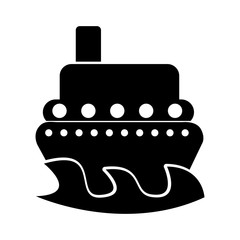 ship boat isolated icon vector illustration design